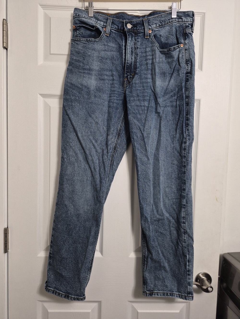 Levi's Men’s Straight Fit Blue Denim Jeans